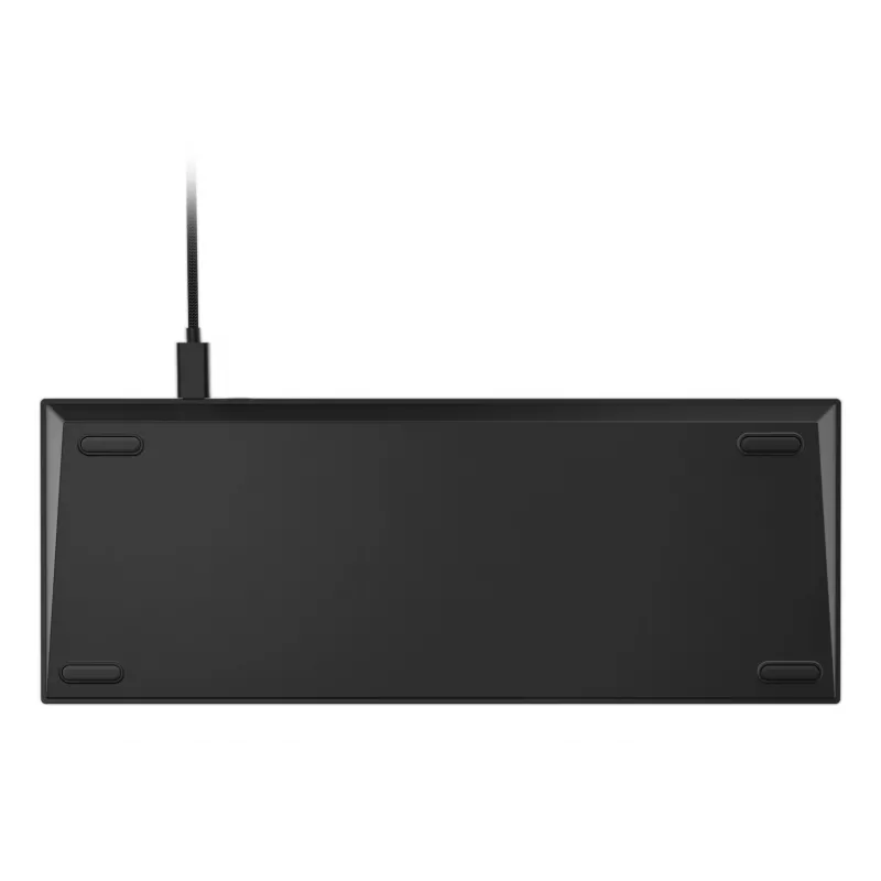 Mechaninė žaidimų klaviatūra Lenovo Legion K510 Mini Pro 75% JAV anglų, 84 klavišai, RGB, USB, 1,8 m laidas, Juoda/Permatoma