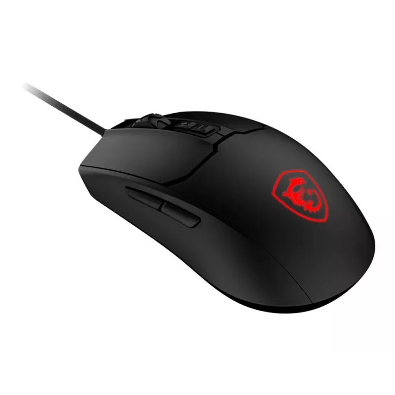 MSI FORGE GM100 pelė žaidimams Ambidekstrinė USB Type-A Optinė 6400 DPI