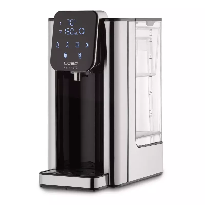 Caso Hot 7 Turbo vandens dozatorius, 2,7 L, 2200-2600 W, juodas/nerūdijantis plienas