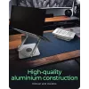 Priekaba nešiojamam kompiuteriui RAIDSONIC IB-NH300-R, aliuminis, sidabrinė, tinka 17 colių (43,2 cm), 360° sukimas, 280×230×550 mm