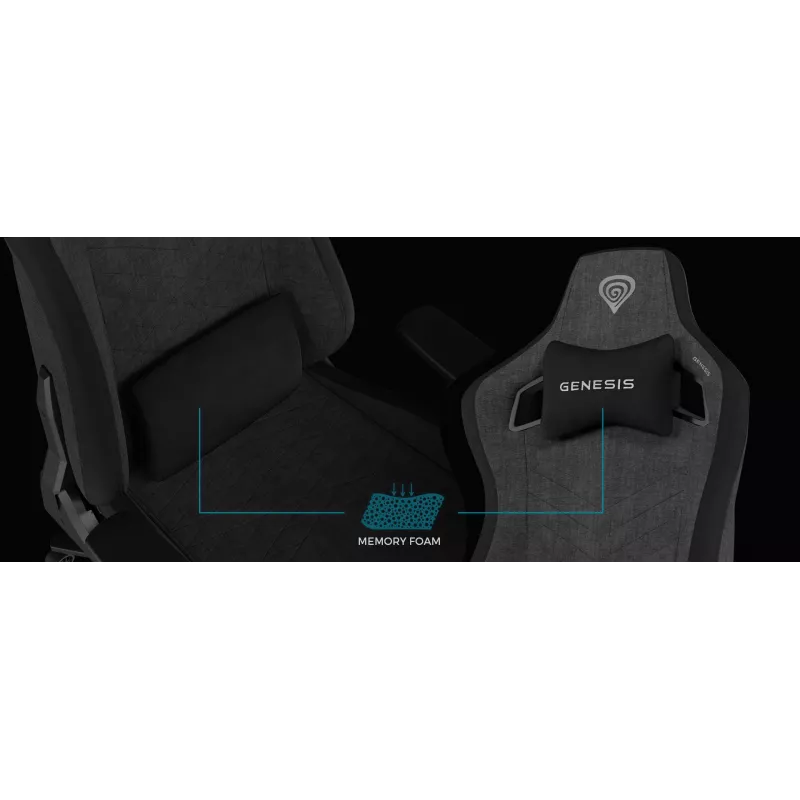 Žaidimų kėdė GENESIS NITRO 660, iki 150 kg, minkšta sėdynė