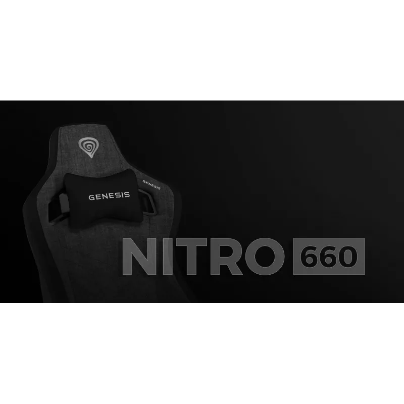 Žaidimų kėdė GENESIS NITRO 660, iki 150 kg, minkšta sėdynė