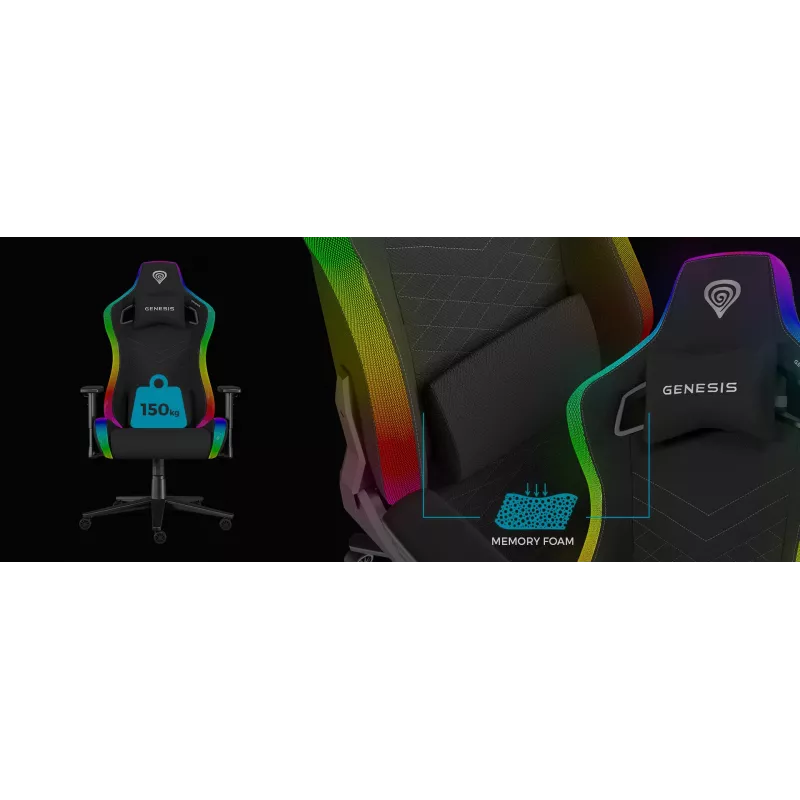 Žaidimų kėdė GENESIS TRIT 660 RGB