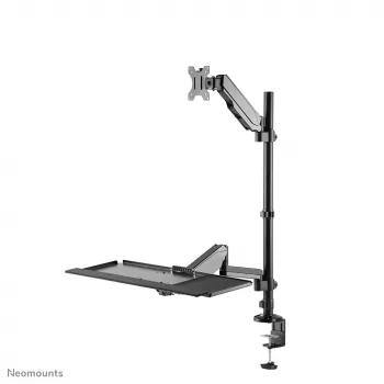 Stalinis sėdimos-stovimos darbo stotelės rinkinys Neomounts DS90-325BL1, 9 kg aukščio reguliavimas