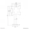 Neomounts DS42-430BL12 varžtinis TV stovo laikiklis iki 50kg 23-43col
