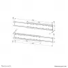 Neomounts ADM-875WH2 Dvigubo ekrano adapteris 42-65 colių