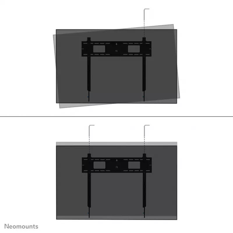 Neomounts WL35-750BL18 sunkusis TV laikiklis 125 kg 43-98 colių VESA 100x100-800x600