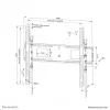Neomounts WL35-750BL18 sunkusis TV laikiklis 125 kg 43-98 colių VESA 100x100-800x600