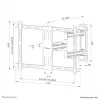 Neomounts WL40S-850BL16 TV laikiklis sieninis 40-70 colių – pilnas judesys – greitas montavimas