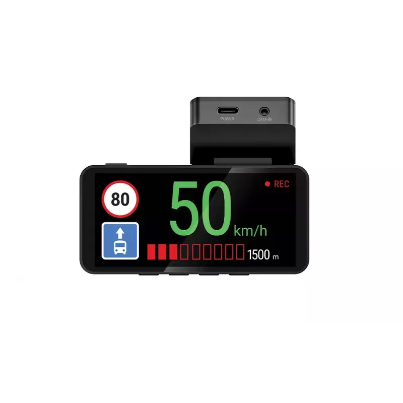 Automobilinis vaizdo registratorius Navitel R87 GPS su 412x960 IPS ekranu, GPS ir išanksto įdiegtais žemėlapiais
