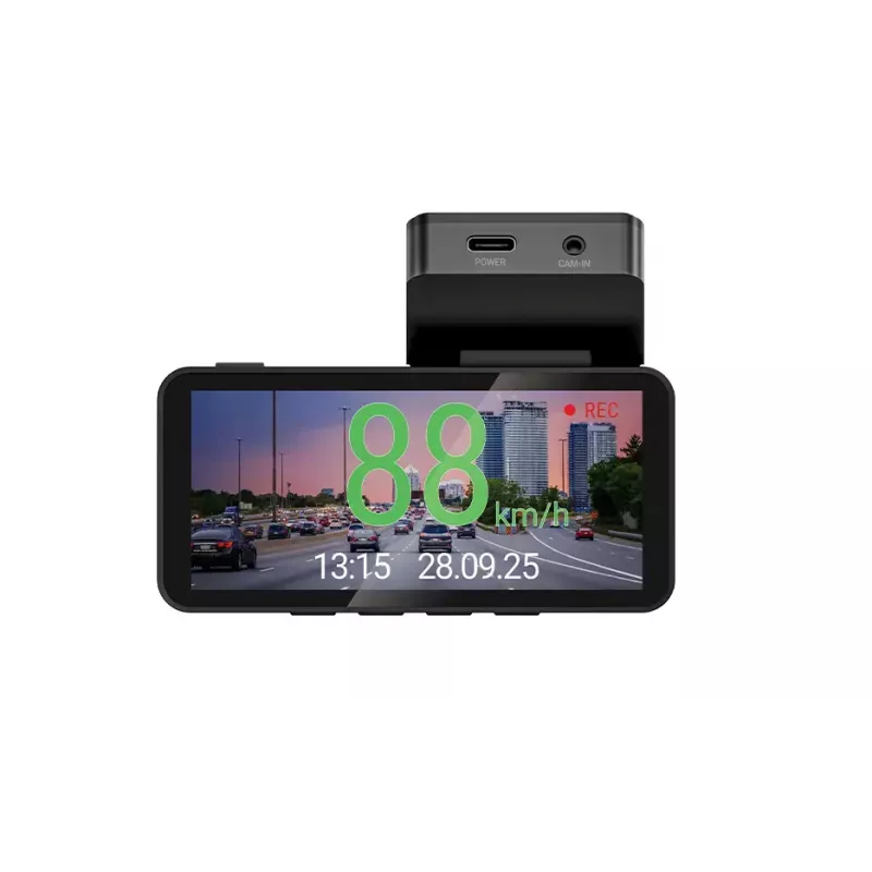 Automobilinis vaizdo registratorius Navitel R87 GPS su 412x960 IPS ekranu, GPS ir išanksto įdiegtais žemėlapiais