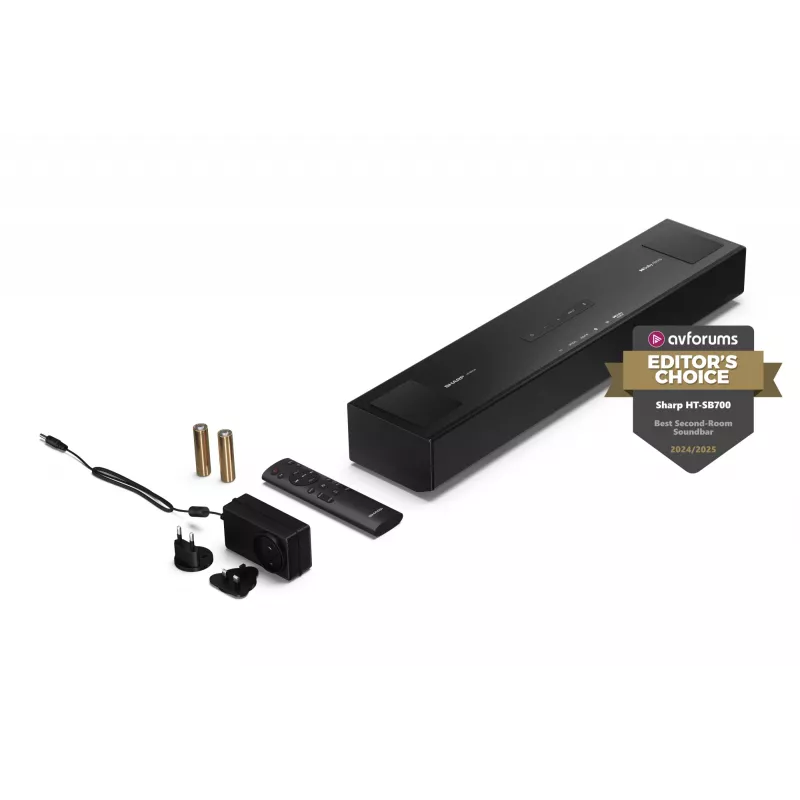 Sharp HT-SB700 garso juosta juoda 2.0.2 kanalai 140 W