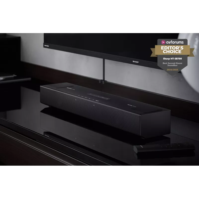 Sharp HT-SB700 garso juosta juoda 2.0.2 kanalai 140 W