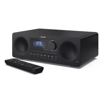Mikro garso sistema Sharp XL-B720D 30 W, 2 krypčių garsiakalbiai, DAB/DAB+/FM, optinis diskų grotuvas, juoda