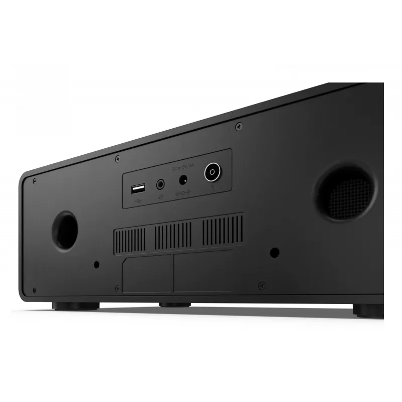 Mikro garso sistema Sharp XL-B720D 30 W, 2 krypčių garsiakalbiai, DAB/DAB+/FM, optinis diskų grotuvas, juoda