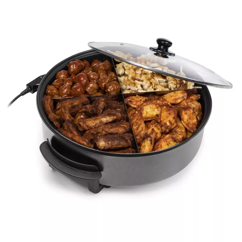 Elektrinė keptuvė Tristar PZ-9145 XXL – 40 cm, 1500 W, juoda