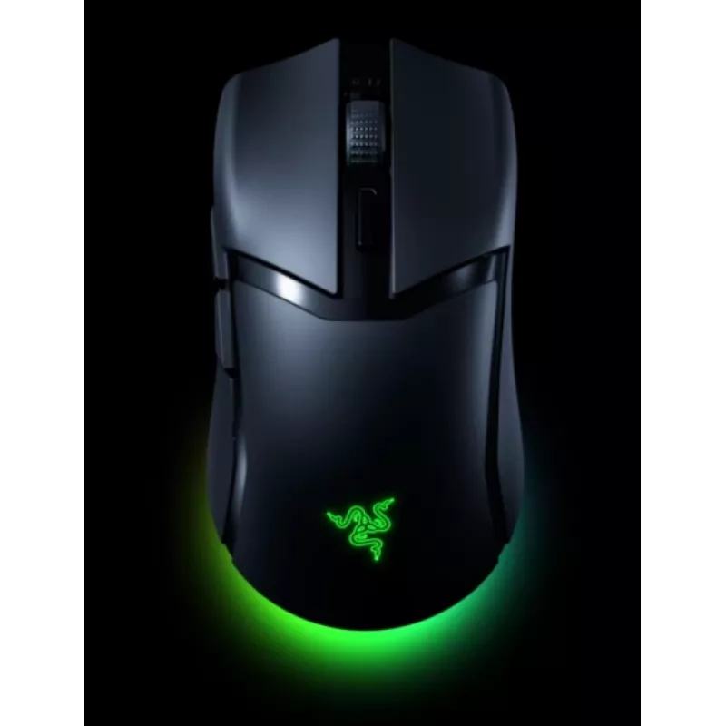 Žaidimų pelė Razer Cobra HyperSpeed – optinė, 26 000 DPI, Bluetooth + RF belaidis + USB Type-A, dešiniarankiams, 62 g