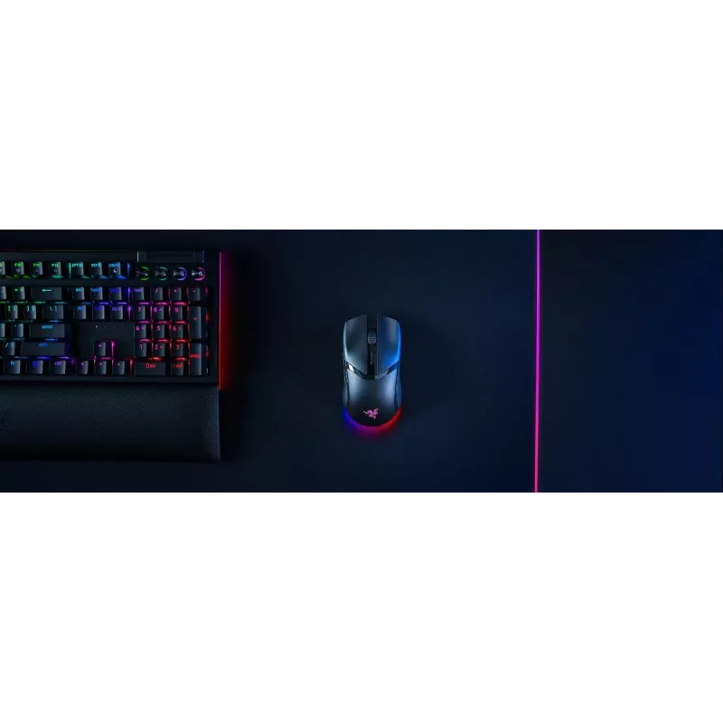 Žaidimų pelė Razer Cobra HyperSpeed – optinė, 26 000 DPI, Bluetooth + RF belaidis + USB Type-A, dešiniarankiams, 62 g