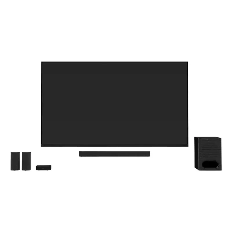 5.1 kanalo garso juostos sistema Sony HT-S60 juoda, 1000 W, Dolby Atmos ir DTS:X palaikymas, Bluetooth