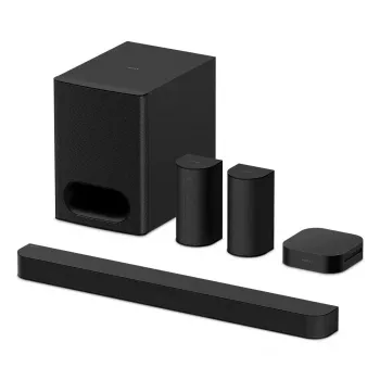 5.1 kanalo garso juostos sistema Sony HT-S60 juoda, 1000 W, Dolby Atmos ir DTS:X palaikymas, Bluetooth
