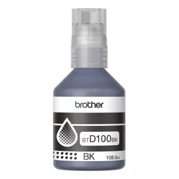 Originalus rašalo kasetė Brother BTD100BK juoda – 108 ml, 7500 puslapių