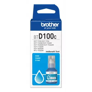 Originalus rašalo buteliukas Brother BTD100C cyan 48,8 ml, 91 g