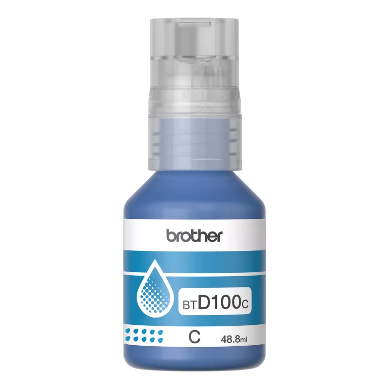 Originalus rašalo buteliukas Brother BTD100C cyan 48,8 ml, 91 g