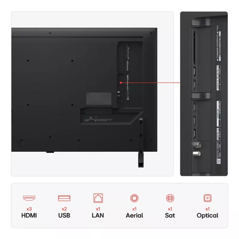 LG QNED 43QNED80A3A televizorius 109,2 cm (43 col.) 4K Ultra HD Smart TV Wi-Fi juodas