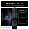 LG QNED 43QNED80A3A televizorius 109,2 cm (43 col.) 4K Ultra HD Smart TV Wi-Fi juodas