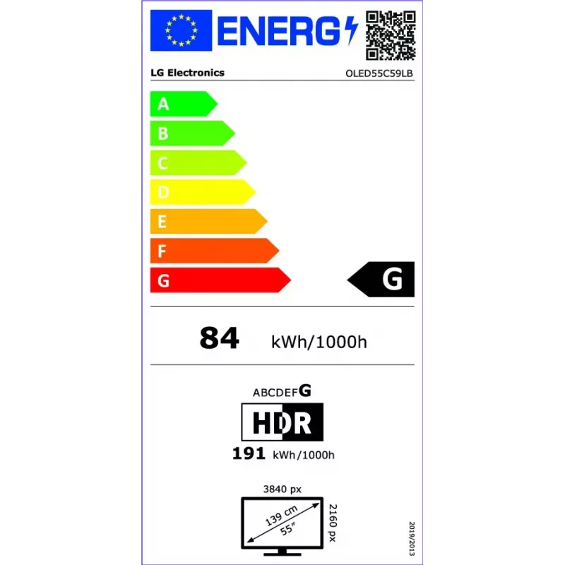 LG OLED evo AI OLED55C51LA televizorius 139,7 cm (55 colių) 4K Ultra HD Smart TV Wi-Fi juodas