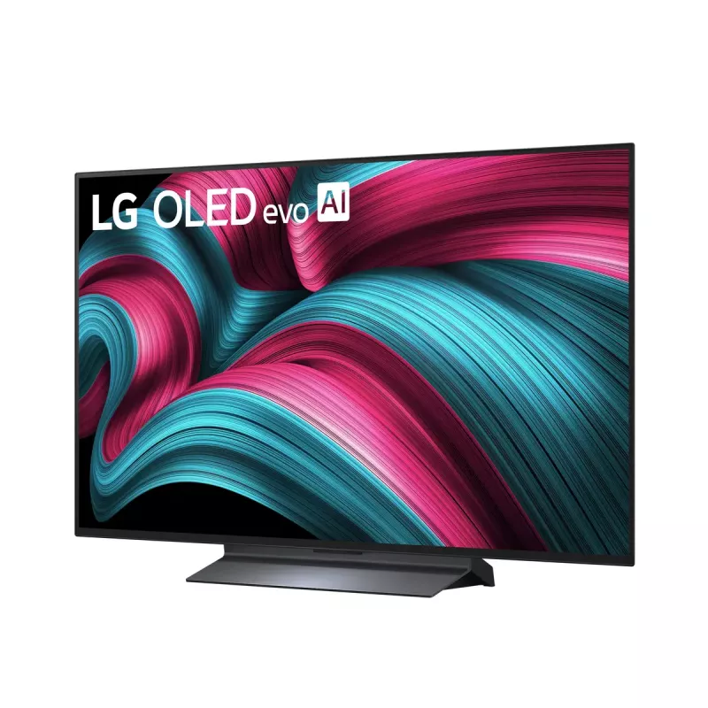 LG OLED evo AI OLED48C51LA televizorius 121,9 cm (48 colių) 4K Ultra HD išmanusis televizorius Wi-Fi juodas