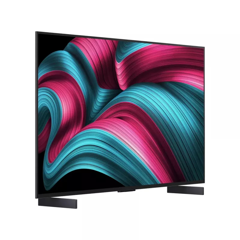 LG OLED evo AI OLED42C51LA televizorius 106,7 cm (42 col.) 4K Ultra HD Smart TV Wi-Fi Juodas