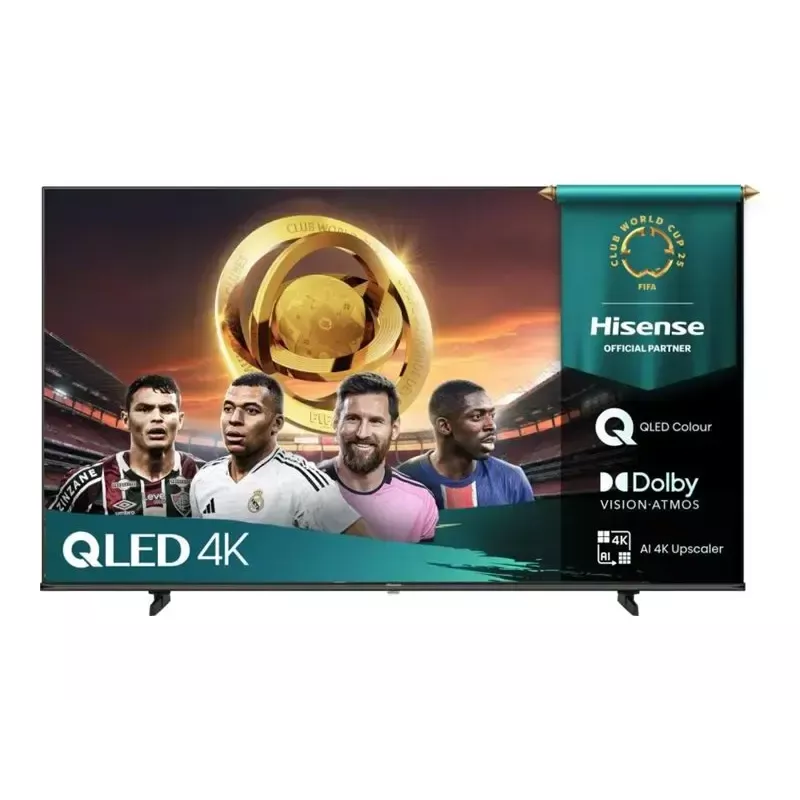Hisense 65E7Q 165,1 cm (65 col.) 4K Ultra HD QLED išmanusis televizorius, Wi-Fi, juodas