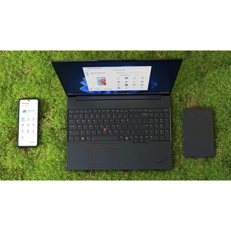 Nešiojamas kompiuteris Lenovo ThinkPad E16 Gen 3 (Intel) — Intel Core Ultra 5 225U, 16 colių WUXGA, 16 GB DDR5, 512 GB SSD, Windows 11 Pro, juodas