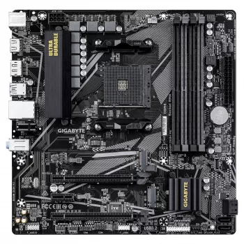 Motininė plokštė GIGABYTE B550M DS3H R2, B550, Socket AM4, Micro ATX
