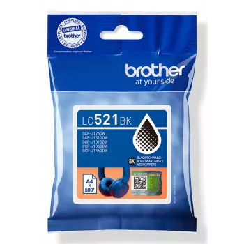 Originalus Brother LC521BK rašalo kasetė – juoda