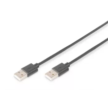 DIGITUS USB 2.0 jungiamasis laidas USB A kištukas / USB A kištukas 1,8 m juodas