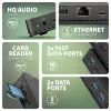 Axagon HMC-U4 USB4 stotelė, 3x USB-A, 2x USB-C, HDMI ir DP 8K/30Hz, RJ-45, SD/mSD, garsas, PD 100W