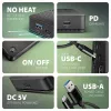 Axagon HMC-U4 USB4 stotelė, 3x USB-A, 2x USB-C, HDMI ir DP 8K/30Hz, RJ-45, SD/mSD, garsas, PD 100W