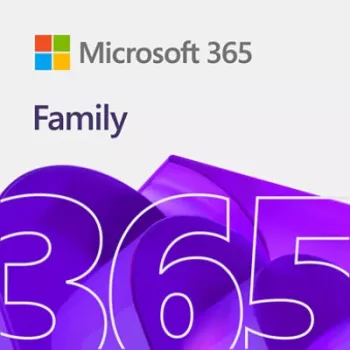Programinės įrangos licencija Microsoft 365 Family (1 metai) – prenumerata iki 6 vartotojų, debesų programos ir 1 TB OneDrive kiekvienam