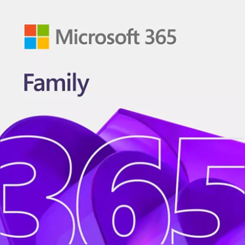 Programinės įrangos licencija Microsoft 365 Family (1 metai) – prenumerata iki 6 vartotojų, debesų programos ir 1 TB OneDrive kiekvienam