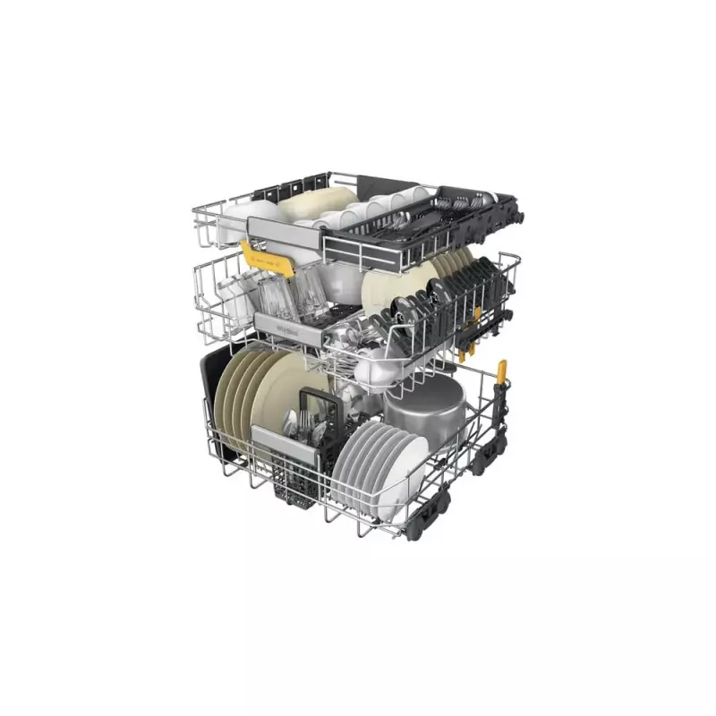 Įmontuojamas indaplovė WHIRLPOOL W8I HP42 L — 14 komplektų, 42 dB, pilno dydžio 60 cm