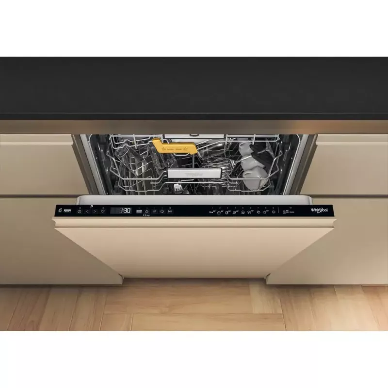 Įmontuojamas indaplovė WHIRLPOOL W8I HP42 L — 14 komplektų, 42 dB, pilno dydžio 60 cm