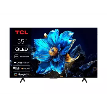 TCL 55T69C 55 colių QLED 4K Ultra HD televizorius, Direct-LED, Google TV, HDR10+, 60Hz, Dolby Atmos, Wi‑Fi/Bluetooth