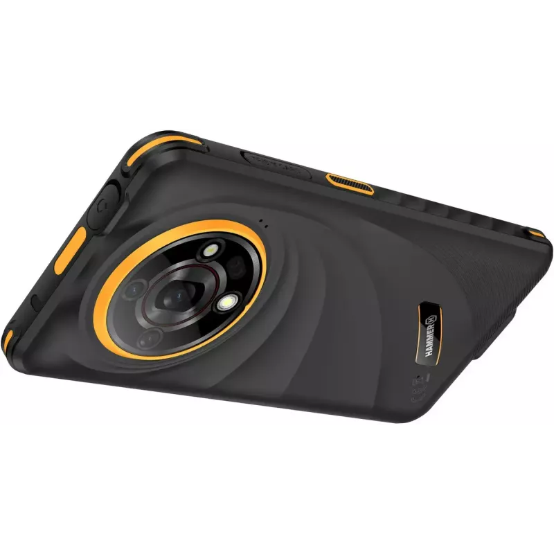 Išmanusis telefonas Hammer Iron 6 — 6,56 colio IPS TFT, 128 GB, 6 GB RAM, Android 14, 4G, juodas