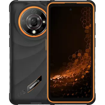 Išmanusis telefonas Hammer Iron 6 — 6,56 colio IPS TFT, 128 GB, 6 GB RAM, Android 14, 4G, juodas