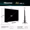 Hisense 85A6Q televizorius 2,16 m (85 colio) 4K Ultra HD Smart TV Wi-Fi juodas 400 cd/m²