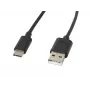 USB kabelis LANBERG CA-USBO-10CC-0018-BK USB 2.0, USB A (vyriškas) į USB C (vyriškas), 1,8 m, juodas