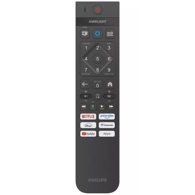 Philips 139,7 cm (55 colių) 4K Ultra HD Smart TV su Wi-Fi, juodas