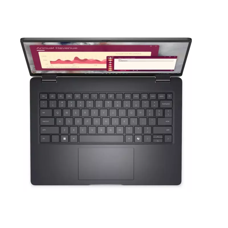 DELL Pro 14 PC14250 Intel Core 5 120U nešiojamas kompiuteris 35,6 cm (14 colių) Full HD+ 16 GB DDR5-SDRAM 512 GB SSD Wi-Fi 6E (802.11ax) Windows 11 Pro juodas